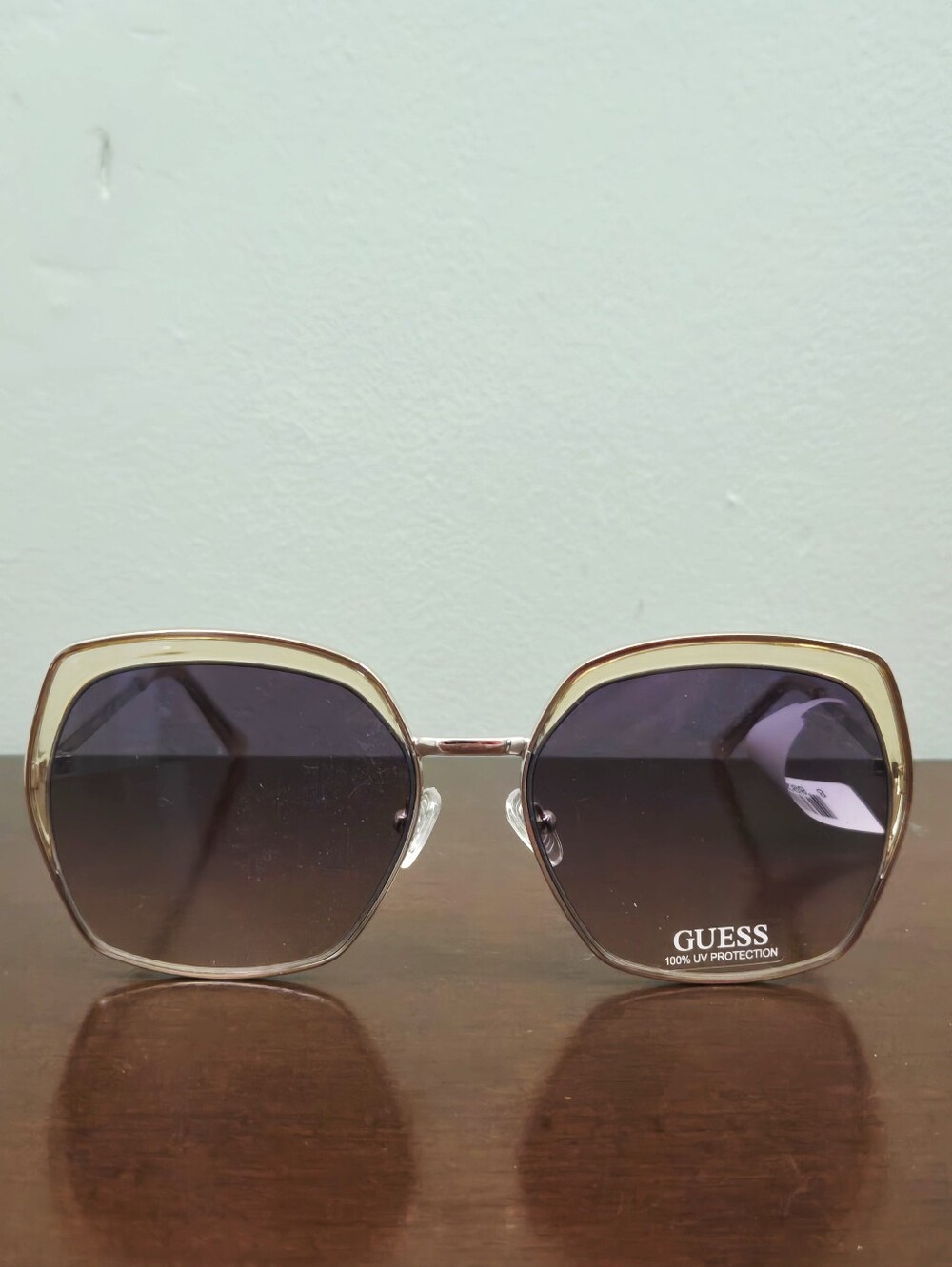 Guess Factory GF0410 33F Gold/Brown  Sunglasses NWT